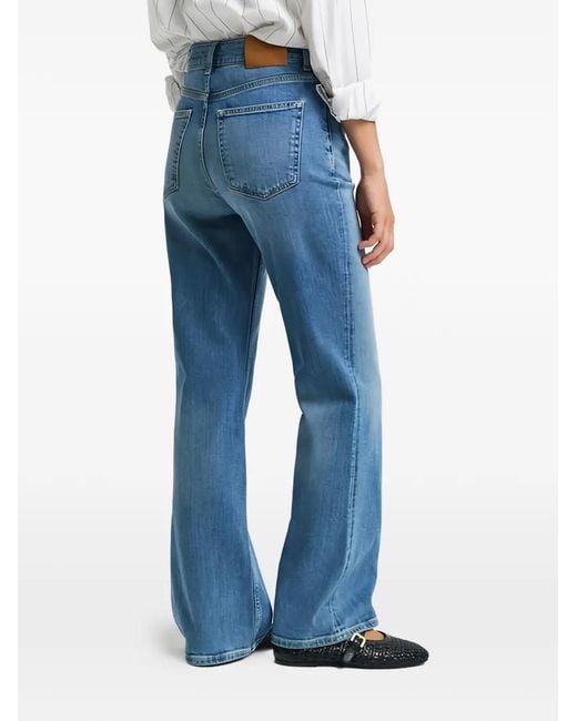Gant Flared Jeans in het Blue