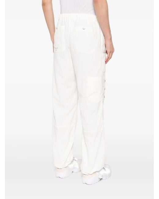 Undercover White X Nonnative Multi-Pocket Cargo Trousers for men