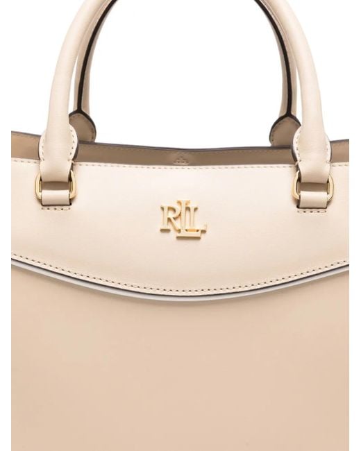 Ralph Lauren Marcy ハンドバッグ L Natural
