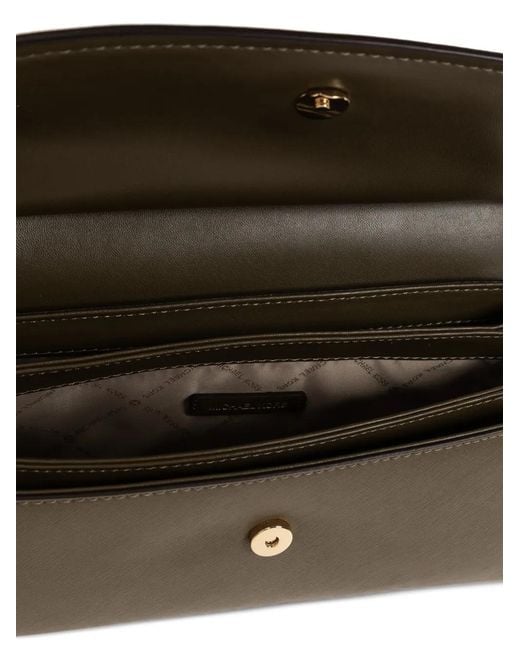 MICHAEL Michael Kors Green Landry Leather Shoulder Bag