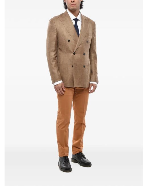 Corneliani Natural Gate Double-Breasted Blazer for men