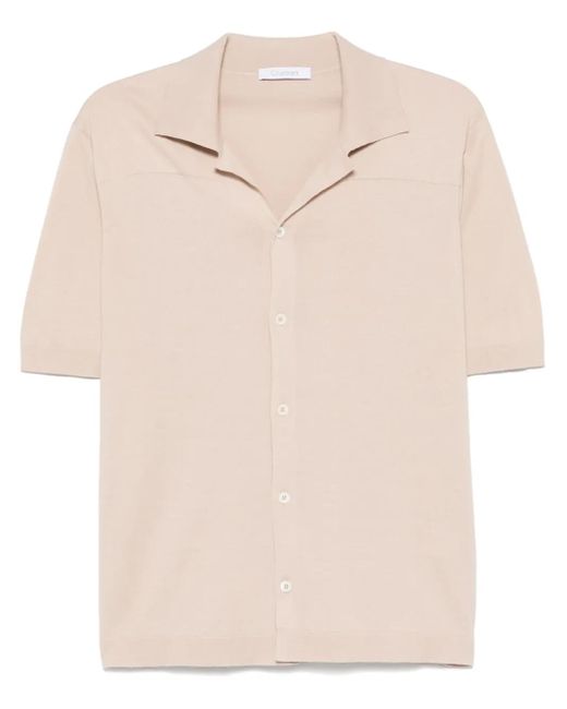 Cruciani Natural Ribbed Shirt for men