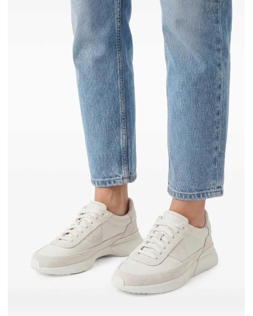 Clarks White Craft Pace Sneakers for men