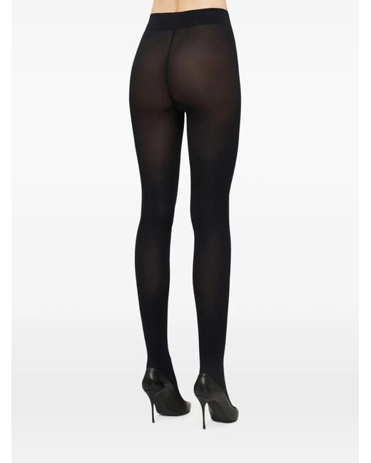 Wolford Black Velvet De Luxe 66 Tights