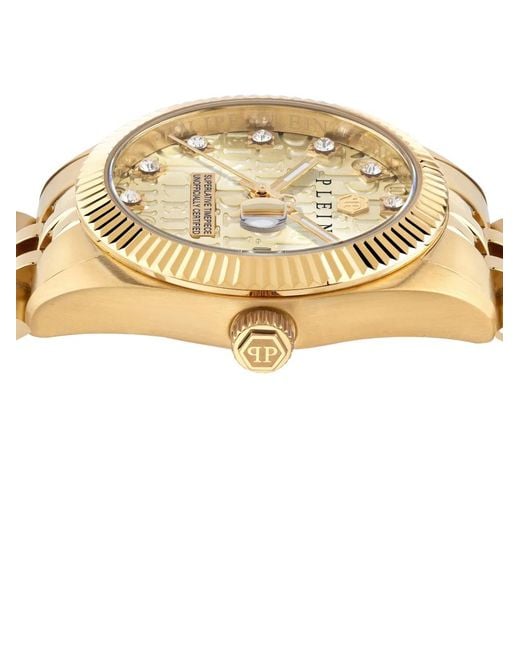 Philipp Plein Metallic Date Superlative 34Mm
