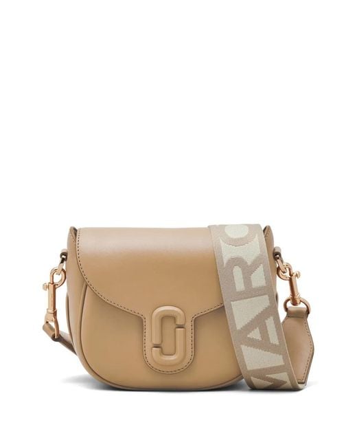 Marc Jacobs Natural The Saddle Half Moon Leather Bag