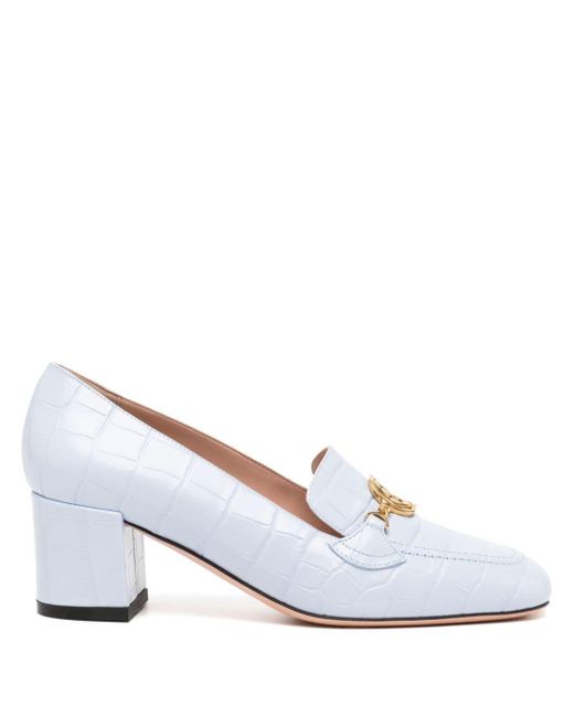 Zapatos Ellyane con tacón de 50mm Bally de color White