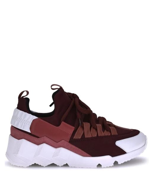 Pierre Hardy Brown Trek Comet Lace-Up Chunky Sneakers