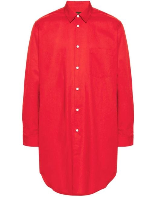 Comme des Garçons Katoenen Overhemd in het Red voor heren