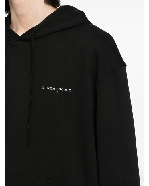 Ih Nom Uh Nit Black Pearls And Roses Mask Hoodie for men