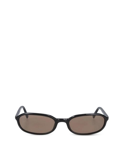 Chimi Black Edith Oval-Frame Sunglasses