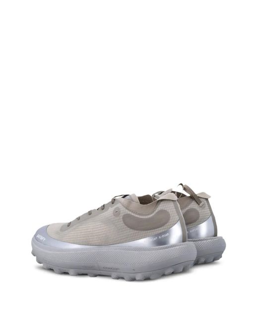 Satisfy White Therocker Logo-Detail Sneakers for men