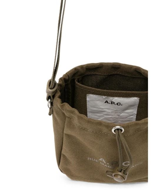 A.P.C. Natural Crossbody Pouch Backstage for men