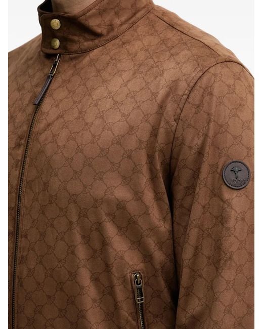 Joop! Brown Patterned Zip Jacket for men