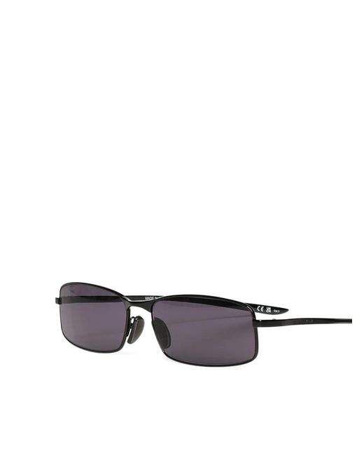 Balenciaga Black Rectangle-Frame Sunglasses