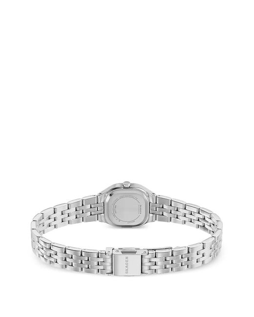 Skagen White Mellem Cushion-Case 22Mm Watch