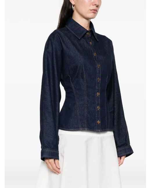 Agolde Blue Devon Buttoned Shirt