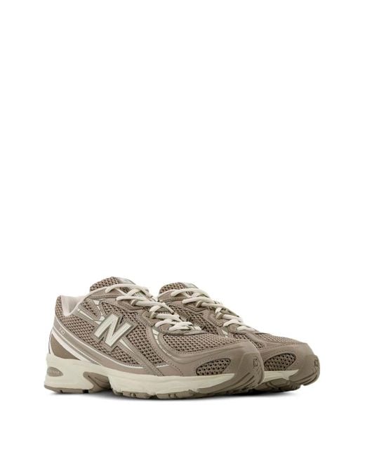 New Balance Brown 740 Lace-Up Mesh Sneakers