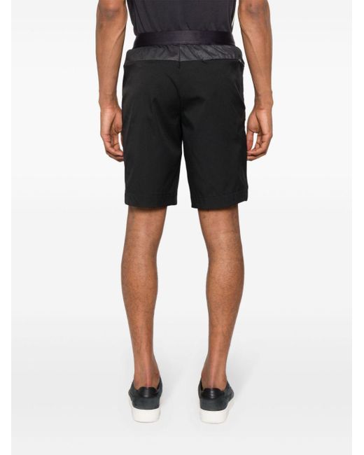 Boss Black Panelled Water-repellent Shorts for men