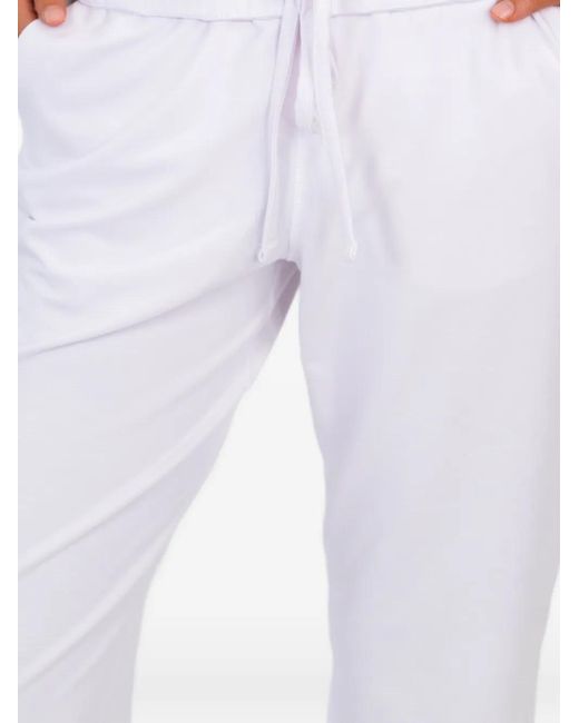 On/Off Essentials White Pantalon De Jogging Ample The Solace