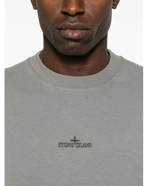 Shirt Farfetch T Shirt Uomo Stone Island T-Shirt Con Logo Da Uomo