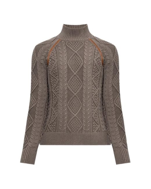 DIESEL Brown K-Inome Sweater for men