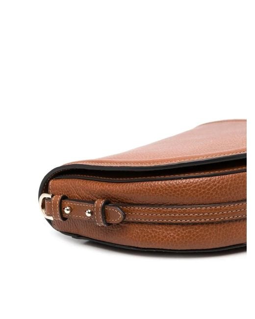 Aspinal Brown Stella Leather Satchel