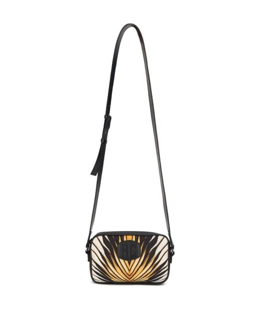 メンズ Roberto Cavalli Ray Of Gold カメラバッグ White