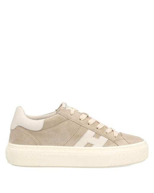 Hogan Natural Crosswind Platform Low-Top Sneakers