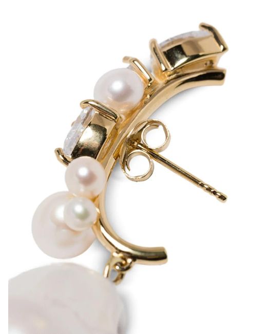 Completedworks White Eze-Eh Earrings
