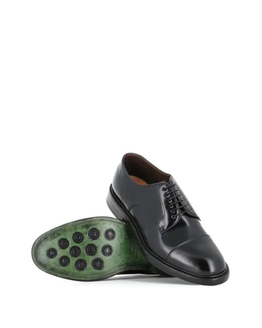 Green George Brown 7084 Cap-Toe Derby Shoes for men