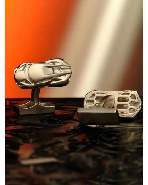 Tateossian White Car-Motif Cufflinks for men