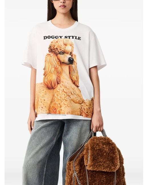 Stella McCartney White Jeff Koons Cotton T-Shirt