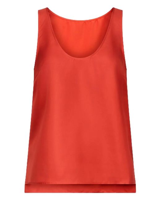 Paloma Wool スクープネック ノースリーブトップ Red