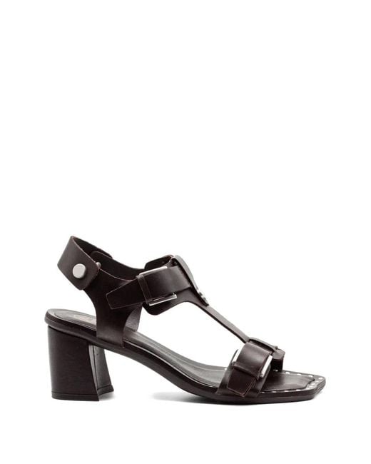 Ash Brown Criss Leather Sandals