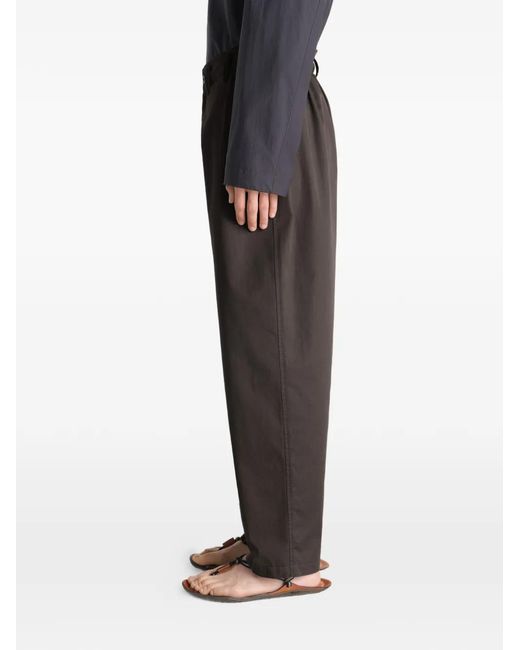 Lemaire Gray Pocket Tapered Trousers for men