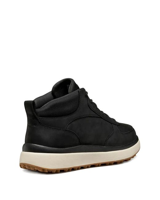 Geox Black Granito + Grip Lace-Up Fastening Boots for men