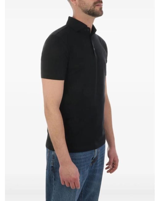 Malo Black Basic Polo Shirt for men
