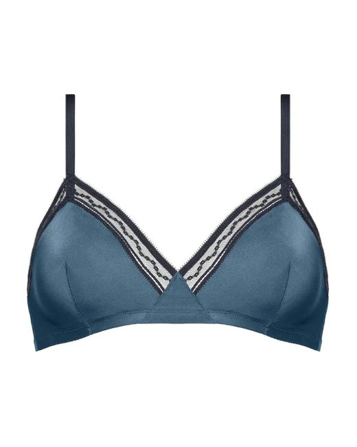 Eres Blue Destin Wireless Triangle Bra