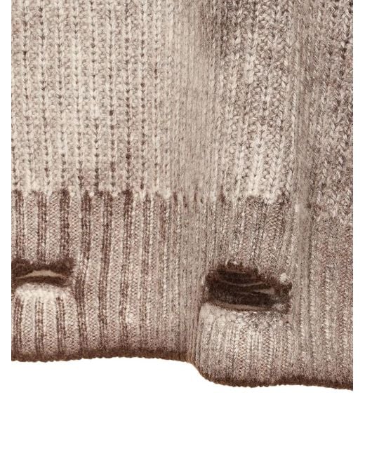 Represent Natural Distressed Sweater for men
