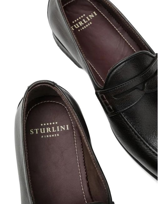 STURLINI FIRENZE White Band Detail Loafers for men