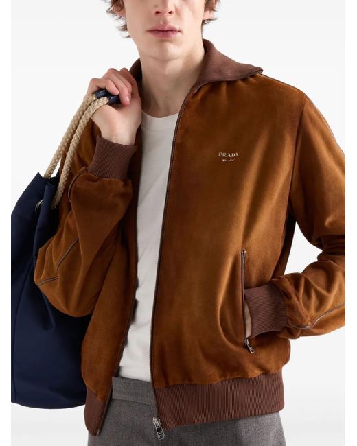 Prada Suède Jack in het Brown voor heren