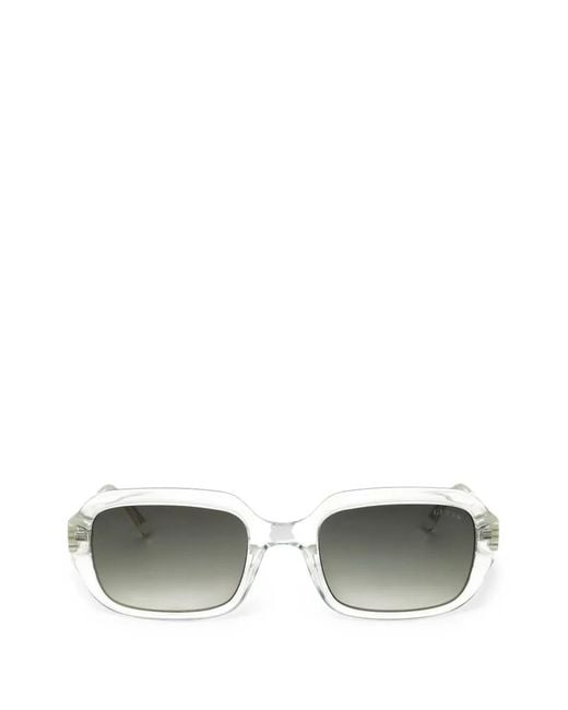 GUESS EYEWEAR Green Rectangle-Frame Sunglasses