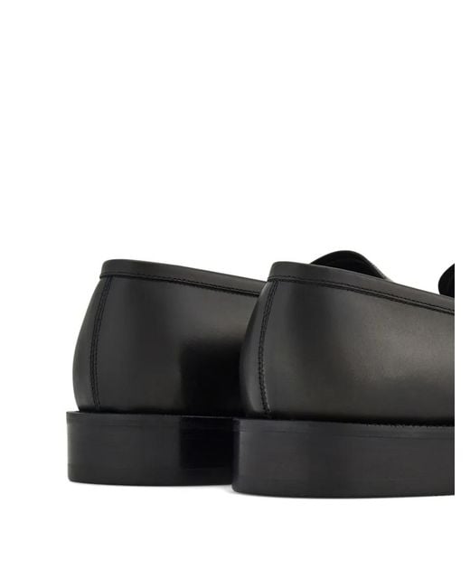 Ferragamo Black Penny Loafers for men