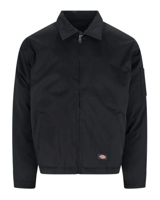 Dickies Black Eisenhower Shirt Jacket for men