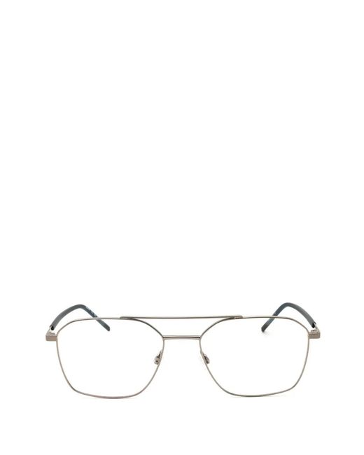 HUGO Natural Square-Frame Glasses for men