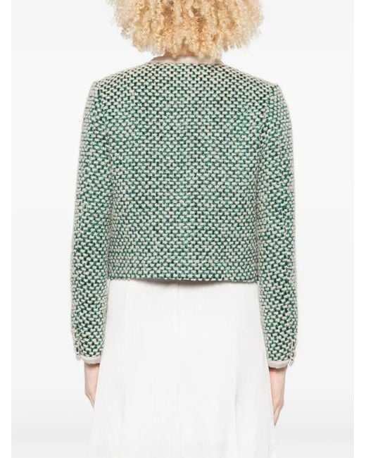 Forte_forte Green Tweed Jacket