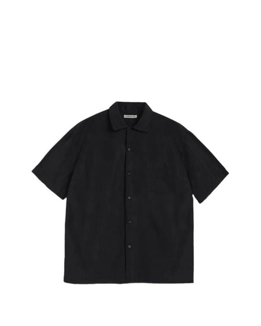 YMC Black Pocket Linen Shirt for men