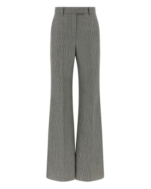 Valentino Garavani ハウンドトゥース パンツ Gray