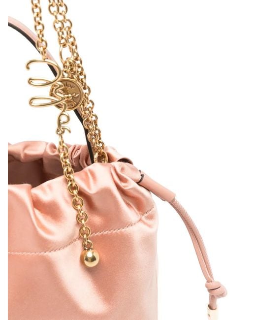 Chloé Pink Gathered Clutch Bag
